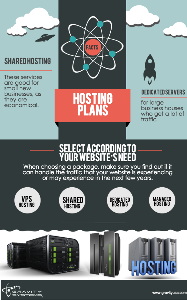 Choose a type of hosting plan that will suit your website’s need 